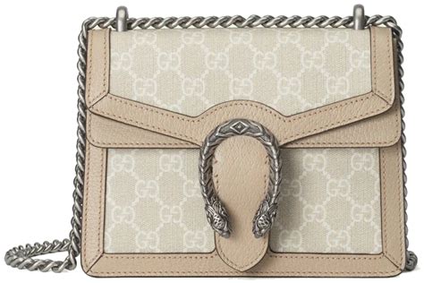 Gucci Dionysus GG Mini Bag Beige/White 